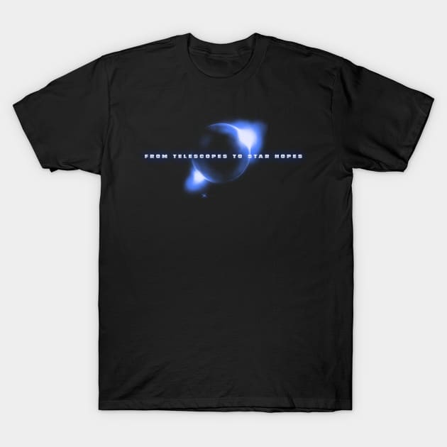 From Telescopes to Star Hopes Astronomy Lover T-Shirt by OscarVanHendrix